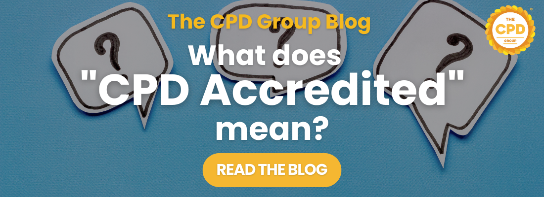 What does "CPD Accredited" Mean?